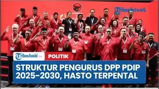 Struktur Pengurus DPP PDIP 2025 2030, Hasto Terpental