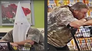 Man's appearance wearing KKK hood at Santee grocery store under investigation