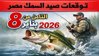 توقعات الصيد في مصر ليوم 8 يناير 2026: اترك كل شيء واذهب للصيد!