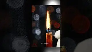 How To Draw Christmas Candle #christmas #shorts