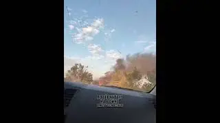 Destroyed M1A1 Abrams tank.