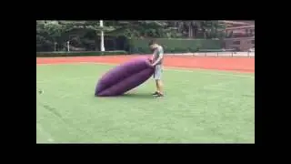 Self inflating laybag