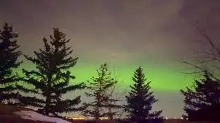 Green Band of #Aurora, January 7-8, 2026