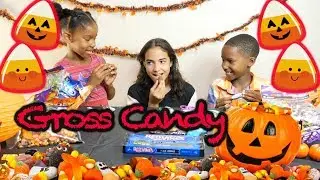 Trying Halloween Candy - The Gross Stuff | Kids Videos