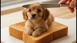 AI ASMR Animal Transformations on Toast | Creamy, Relaxing Morphs