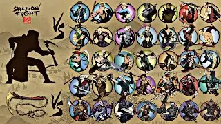Shadow Fight 2 | Blood Reaper vs All Bodyguards