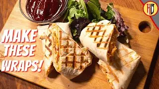 The Best Wraps with Chicken Leftover
