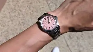 Monbrey MB2 pink MOP dial #monbrey #gadawatch #monbreymb2