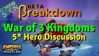 War of 3 Kingdoms 5⭐️ HERO REVIEW | Empires and Puzzles
