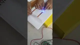 Paper circuit ( copper tape, coin cell) #curiosity #fun #science #explore #think#learn