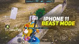 Iphone 11 Beast Mode 🥵 | 5 Fingers + Gyroscope 💓 | Samar Playz BGMI Montage ⚡