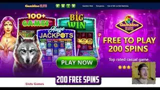 Bonus 200 Free Spins at Gambino Slots With My Code