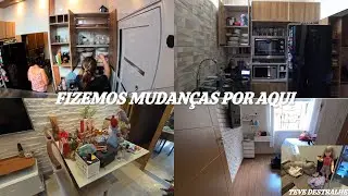 VLOG: Fiz mudanças no armário da cozinha e no meu quarto, desmontei a árvore de Natal…