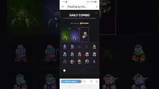 Pixel Tap by Pixelverse Daily Combo Cards 4 August #pixeltap #pixelverse #pixelcombo