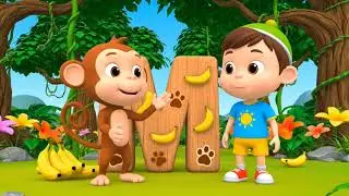 A to Z Animal Song for Kids | Fun Alphabet Animal Rhymes | Learn Animals with ABC