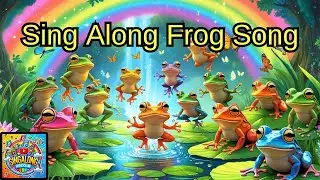 Frog Song Sing Along | Ribbit Ribbit Hop Hop Hop | Singalongkidzclub