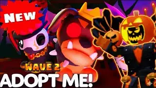 🔴Adopt Me Halloween WAVE 2 Update is HERE! (NEW PETS + NEW GAMES) LIVE! 👻