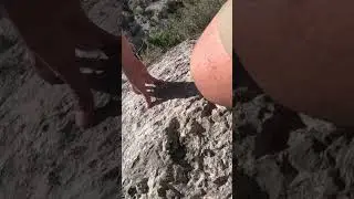 Climbing up the steepest rocks of BARRAGE DE BIMONT clip 2 Southern France Europe (8/3/2025) #shorts