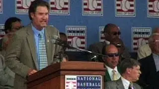 Wade Boggs is inducted into the Baseball Hall of Fame