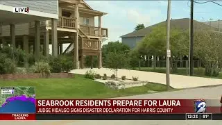 Seabrook residents prepare for Laura