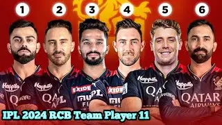 RCB Strongest Playing 11 2024/ IPL 2024 RCB Fans🥰RCB Playing 11 Quaries RCB Playing 11 2024 RCB