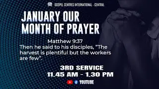Welcome to our 3rd Service LIVE!
