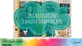 Congratulations | Color Rush Studio | Double page layout