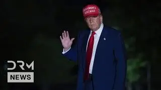 WATCH: Donald Trump Flies Back to White House After Super Bowl Watch Party | DRM News | AC1Z