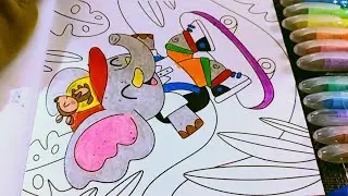 Coloreando dibujos: Picture 64 #art #elelefante #coloring #cuentacuentos #painting