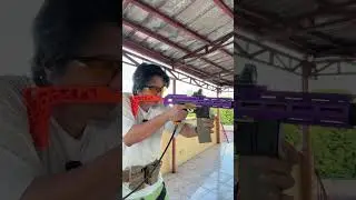 AA AAP01 Airsoft TOY with Firewad's M4 lower and Panther Carbine Kit Test Firing