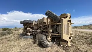 We Crashed!!! Army Field Training | Pinion Canyon