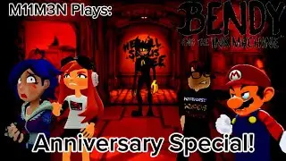 M11M3N Plays: Bendy and the Ink Machine - Perfectly Cut Screams/Funny Moments (Anniversary Special)