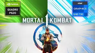 Can You Run Mortal Kombat 1 (2023) Without a Graphics Card? UHD 730 vs Quadro P620