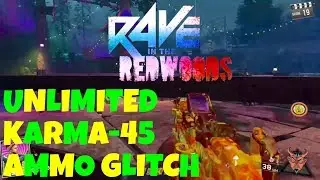 Infinite Warfare Zombies Glitch: Rave in The Redwoods Unlimited Karma-45 Ammo Glitch