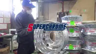 Superchrome Wheels &mdash; Sandblasting Timelapse