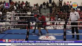41st Nat. PAL Boxing Tournament | JOSE GONZALEZ vs. CHAVEZ BARRIENTES