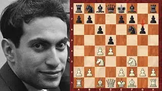 Mikhail Tal at the USSR 1957 Tournament with the White pieces Magician! (Chessworld.net)