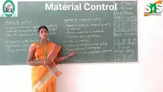 Material Control | Financial and Cost Accounting | SNS Institutions