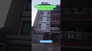4 BHK FLAT FOR SALE IN BANJARA HILLS, HYDERABAD. CALL 7013776169