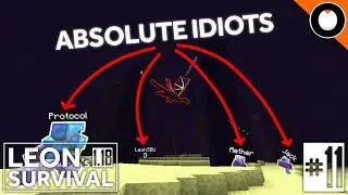 4 Idiots vs. the Ender Dragon... ~ Let's Play Minecraft 1.18 Survival #11