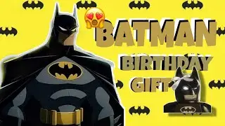 BIRTHDAY GIFT 🦇/ Perfect gift for Batman fan!!🫴🎀 | Unboxing and review 💌