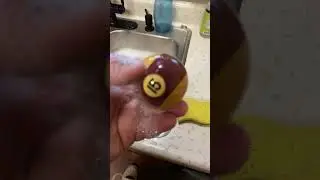 Pool balls clean up 30 year nicotine build up