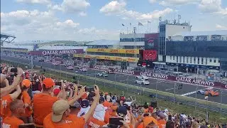 porsche cup Hungaroring 2023 start lap insane sounds!!!