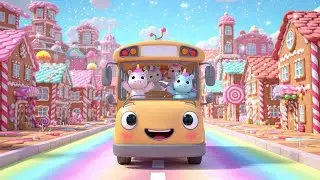🦄🚌 Единорог в автобусе | Волшебная детская песенка и увлекательное обучающее приключение 🌈✨