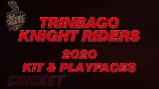 Cricket 19: Trinbago Knight Riders Kit and Playfaces Updated for CPL 2020