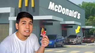 Aku Bayarkan Order Kereta Belakang | Drive Thru McDonald's