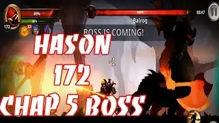 HASON LV. 172 | Stickman Legends: Shadow of War | Apk