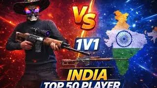 HOW TO 1V1 TOP INDIA PLAYER 🧐😱 WITH ME 1V1 TOP INDIA NUMBER 50 PLAYER 1V1 #freefire  #freefirevideos