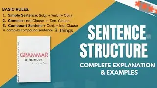 Master Sentence Structure: Simple, Compound, & Complex Explained || Grammar Enhancer || | sentence |