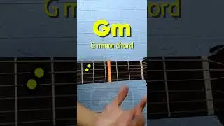 Guitar lessons for beginners (Gm CHORD) #chord #guitar #music